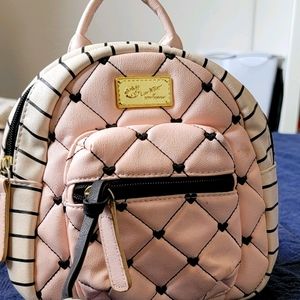 Betsey Johnson backpack purse *like new*
